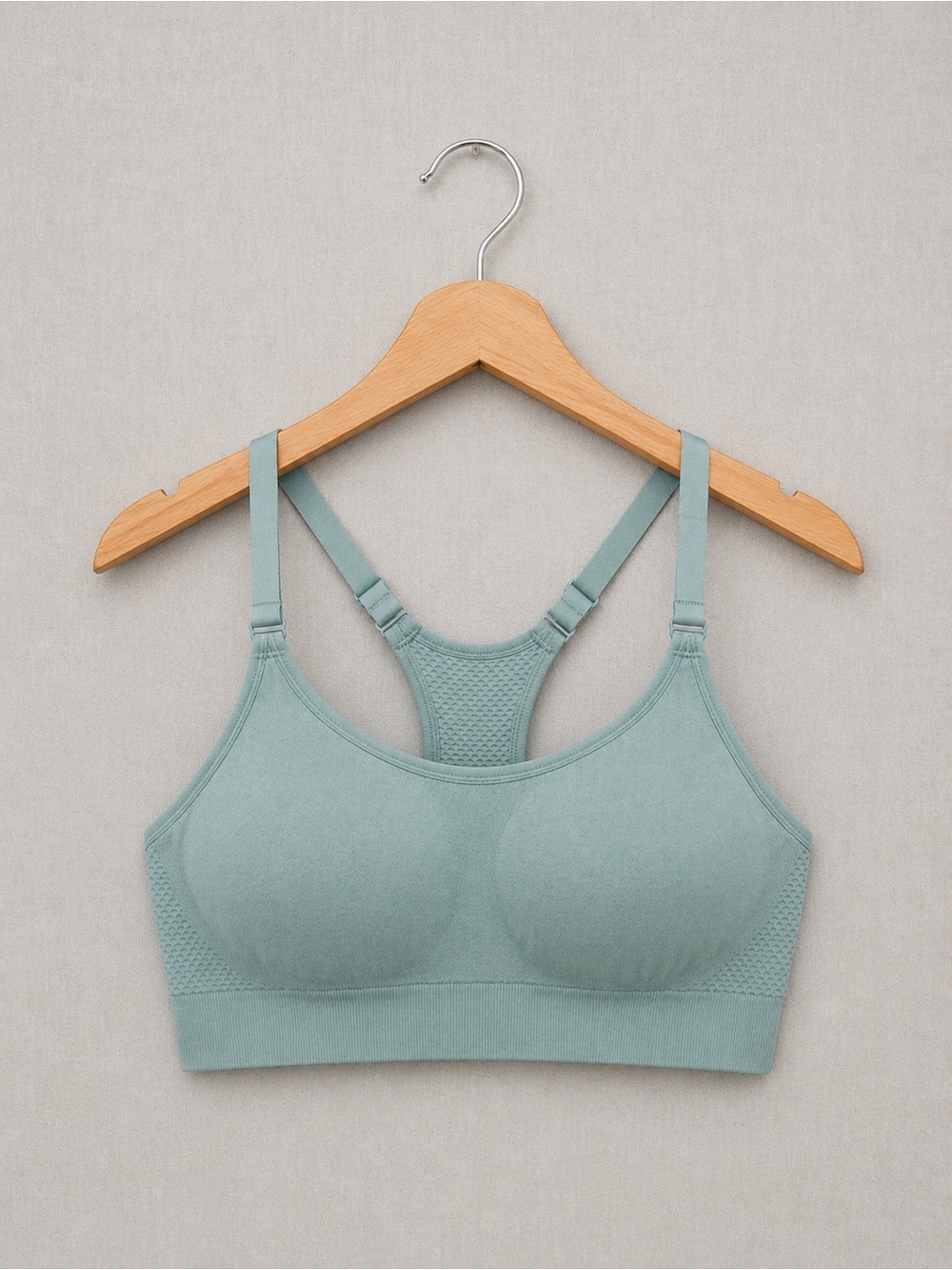 🍒3/33$ La Vie En Rose Sage Green Racerback Sports Bra